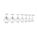 Metal Spacer Beads 3-10mm Polished Classic 2pcs 6
