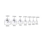 Metal Spacer Beads 3-10mm Polished Classic 2pcs 6