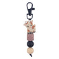Cartoon Animal Silicone Bead Keychain Elk Yak Goat Design 10