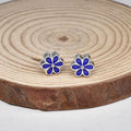 Flower Metal Beads 8mm Cloisonne Enamel Colorful 40pcs 3
