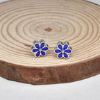 Flower Metal Beads 8mm Cloisonne Enamel Colorful 40pcs 3