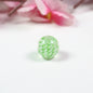 Lampwork Glass Beads Round 14mm Two-Tone Spiral Pattern 10pcs 13