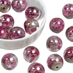 Luminous Shimmer Moonlight Resin Beads 16mm Round 10pcs 5