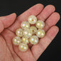 Plating Round Acrylic Beads 16mm Crackle Iridescent Pastel 50pcs 4