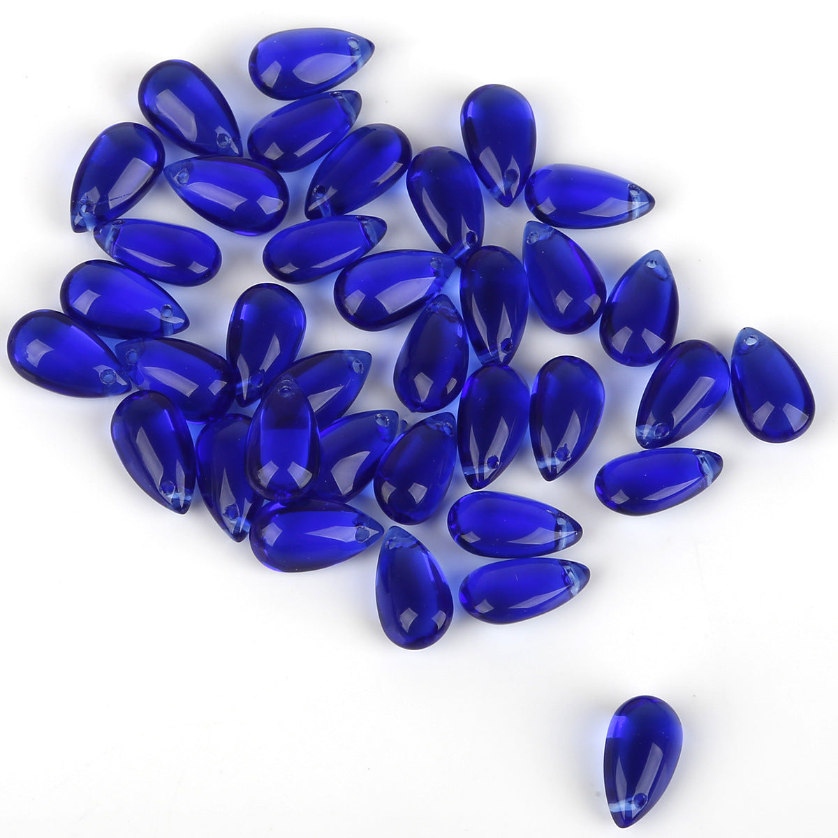 Czech Glass Beads Teardrop 8x14mm Smooth Polished 10pcs 15