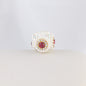 Pearl Encrusted Cube Clay Beads 20mm Rhinestone Accent 5pcs 7