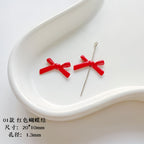 Christmas Enamel Alloy Metal Beads Festive Painted Designs 10pcs 2