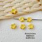 Baking Painted Cheese Animal Metal Beads Whimsical Pastel Colors 20pcs 20