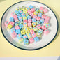Printed Acrylic Square Beads 15mm Sanrio Pastel Colors 10pcs 20