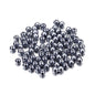 Pearl Glass Beads 8mm Imitation Smooth Glossy Mixed Colors 100pcs 12