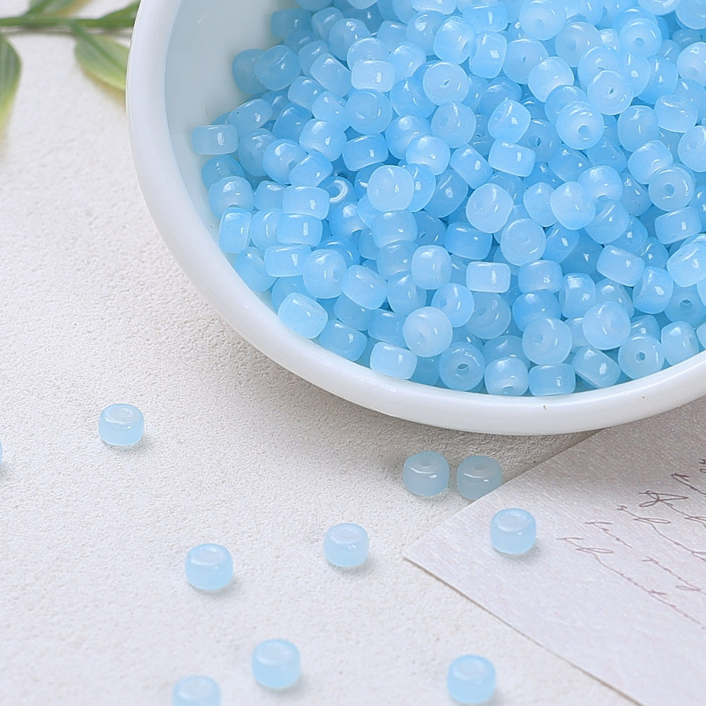 Glass Donut Spacer Beads 4mm Solid Color 200pcs 3