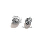 Stainless Steel Baroque Metal Beads Textured Vintage Style 20pcs 22