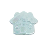 Plating Cat House Acrylic Flat Beads 30mm Pastel Colors 50pcs 5