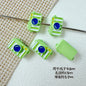 Baking Painted House and Camera Metal Beads 11mm 15mm Pastel Colors 20pcs 19