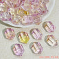 Gradient Faceted Hexagonal Prisms Glass Beads 20mm 25pcs 13