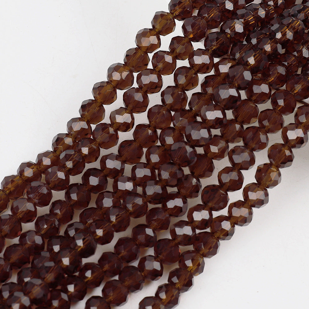 Transparent Faceted Glass Beads 10mm Colorful Mixed 136pcs 29