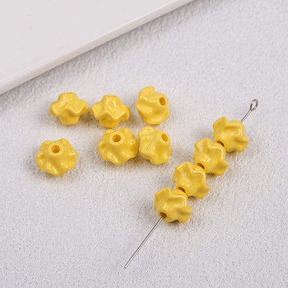 Acrylic Irregular Trim Spacer Beads 10mm 50pcs 7