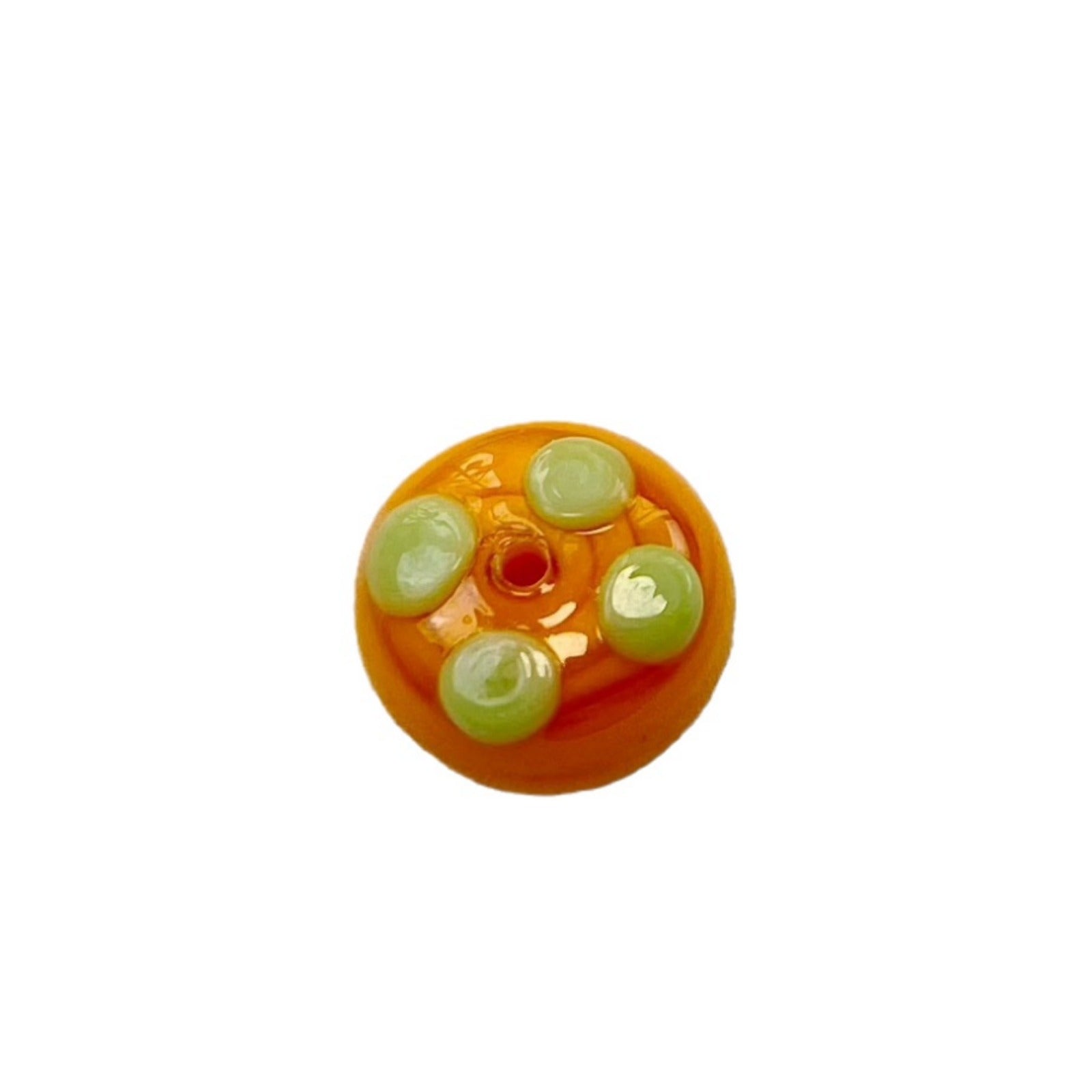 Hand Painted Enamel Glass Beads Juicy Fruit Series 1pc 5