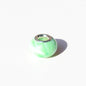 Blooming Color Marble Resin Spacer Beads 14mm Glossy Metal-Lined Hole 100pcs 12