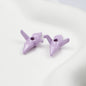 Painted Origami Crane Acrylic Beads 16mm Colorful Glossy 50pcs 12
