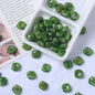 Heart Millefiori Glass Beads 11mm Marble Pattern Glossy 10pcs 8