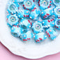 Hand Painted Animal Cream Cake Acrylic Beads 18-23mm Colorful 10pcs 12