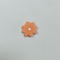 Silicone Focal Beads Flower Macaron Color Etched Petal Design 20pcs 12