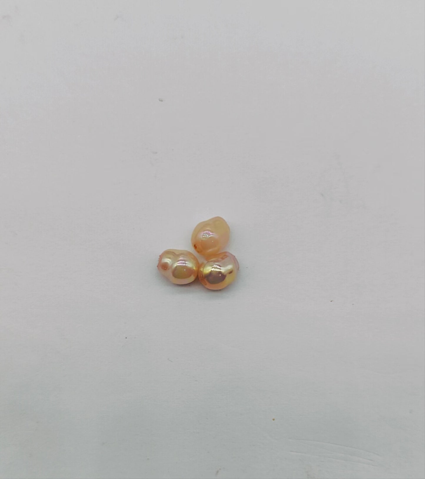 Plating Colorful Imitation Pearl Acrylic Beads 8mm 100pcs 15