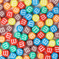 Flat Clay Beads 9mm M&M's Candy Inspired Mixed Colors 100pcs