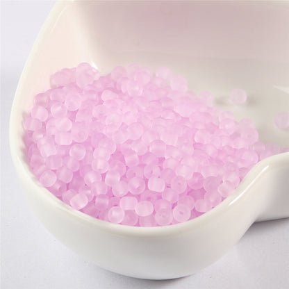 Frosted Seed Glass Beads 2mm Muted Rainbow Colors 800pcs 9