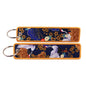 Double Sided Ukiyo Fabric Lanyard Keychain Japanese Motif 2pcs 14