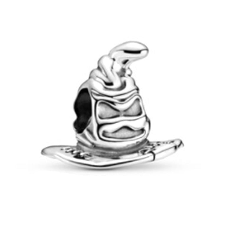 Character Metal Beads Harry Potter Series Large Hole Silver Tone 1pc 11
