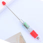 Beadable Pen Four-Color Transparent Barrel Bullet Tip 0.7 8