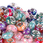 Resin Rhinestone Spacer Beads 15mm Colorful 50pcs