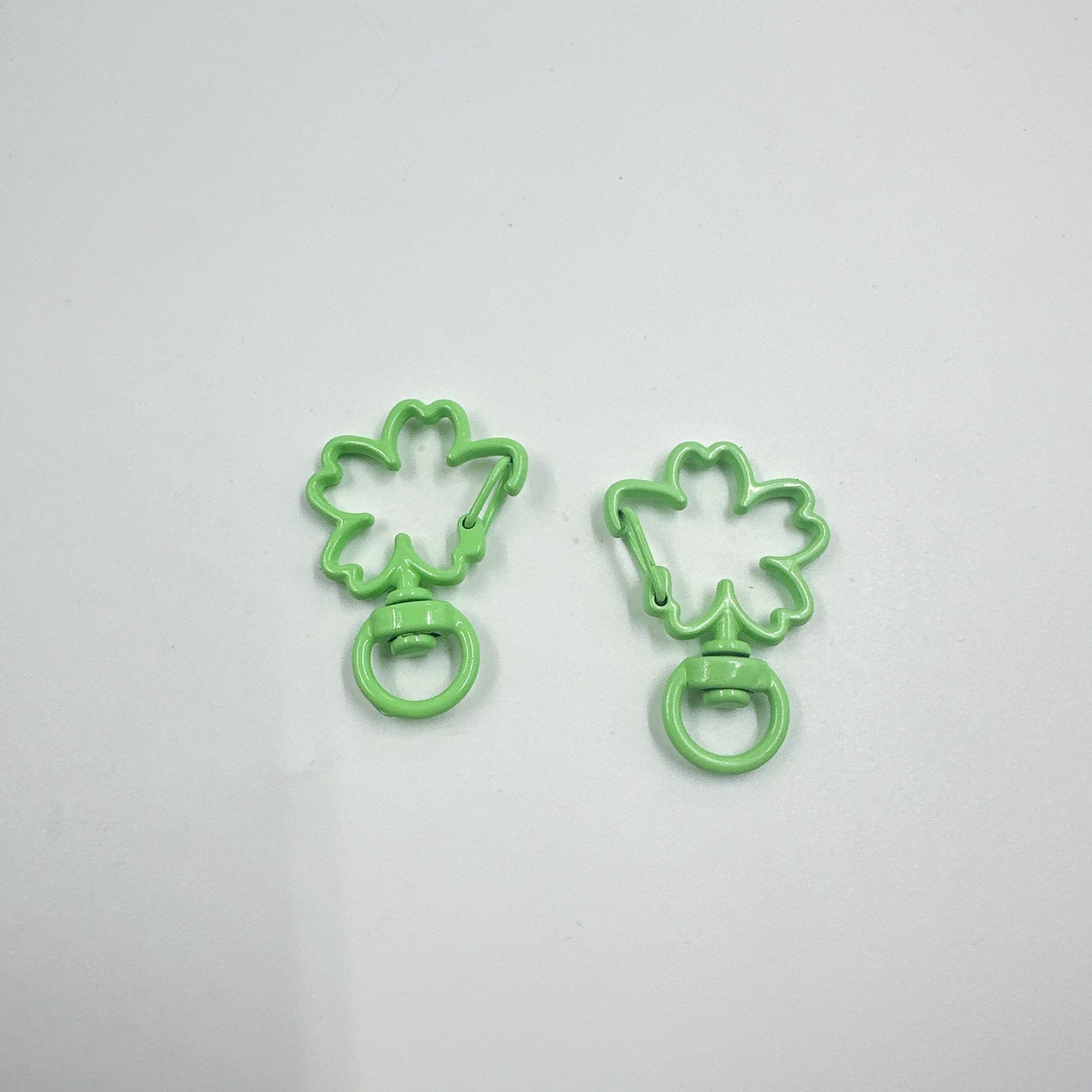 Zinc Alloy Cherry Shaped Spray Painted Swivel Buckle Keychain Clasps 10pcs 11