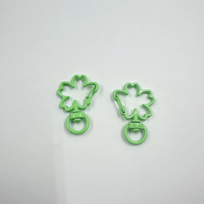 Zinc Alloy Cherry Shaped Spray Painted Swivel Buckle Keychain Clasps 10pcs 11