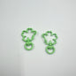 Zinc Alloy Cherry Shaped Spray Painted Swivel Buckle Keychain Clasps 10pcs 11