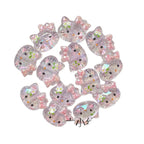 Iridescent Resin Beads Sanri Figures 5pcs Mixed Characters 5