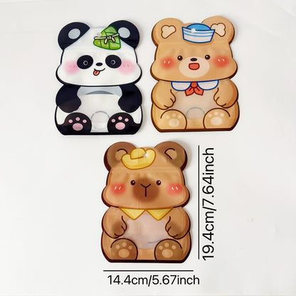 Animal Shaped Zip Lock Bags Plastic 19.4x14.4cm Top Seal 10pcs 5