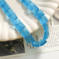 Frosted Square Glass Beads 12mm White Blue Green 10pcs 8