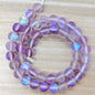 Matte Colorful Iridescent Mermaid Glass Beads 6mm 62pcs 13