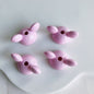 UV Plating Mickey Acrylic Bead Caps 18mm Glossy Mixed Colors 20pcs 28