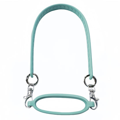 Beadable Silicone Tumbler Chain Holders Flexible Colorful PU Leather 10pcs 37