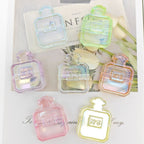 Painted Perfume Bottle Acrylic Beads 29mm Enamel Finish 50pcs 3