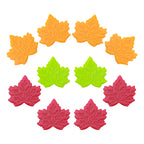 Silicone Focal Beads Maple Leaf Detailed Vein Patterns 20pcs
