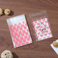 Self Adhesive OPP Bags Full Heart Pattern 8x10+3cm 200pcs 8