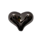 UV Plating Heart Acrylic Beads 22mm Metallic Colorful 20pcs 5
