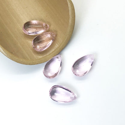 Czech Glass Beads Teardrop 7x13mm Glossy Petal Shape Vibrant Colors 100pcs 7