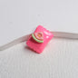 Fruit Snack Bag Acrylic Square Beads 23mm Glossy Detailed 10pcs 5