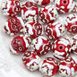 Hand Painted Star Acrylic Beads 16mm Pastel Colors 10pcs 6